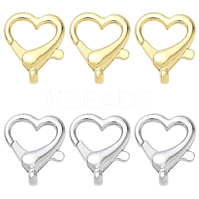 10Pcs 2 Colors Alloy Lobster Claw Clasps FIND-YW0009-35-1