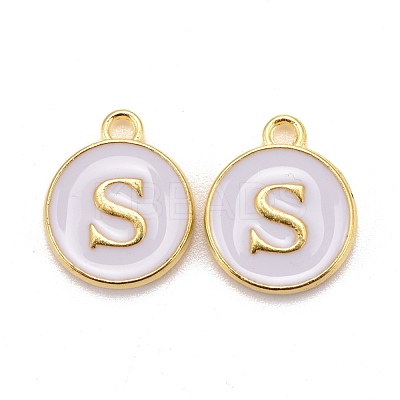 Golden Plated Alloy Charms X-ENAM-S118-01S-1