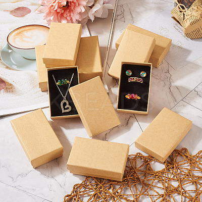 Rectangle Cardboard Paper Jewelry Box LS-CON-TAC0015-01C-1