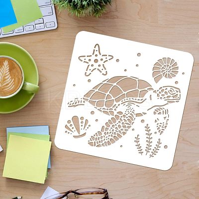 Plastic Reusable Drawing Painting Stencils Templates DIY-WH0172-131-1
