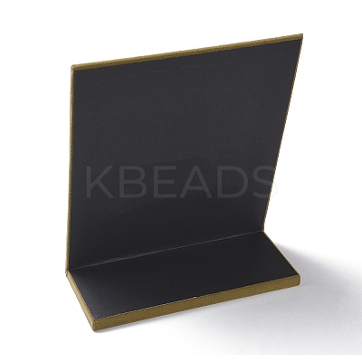 Wood Covered with Velvet Slant Back Pendants Display Stands NDIS-Q027-02A-1