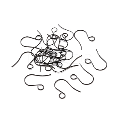 100Pcs Ion Plating(IP) 316 Stainless Steel French Earring Hooks JX138D-1
