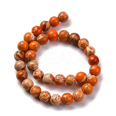 Dyed Natural Regalite/Imperial Jasper/Sea Sediment Jasper Beads Strands G-B124-C02-08-1