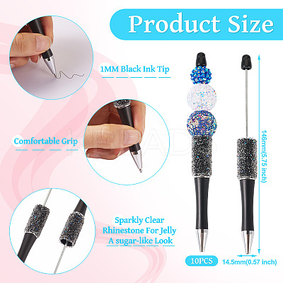 Plastic Beadable Pens BT-TAC0003-08D-1