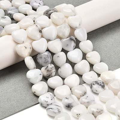 Natural White African Opal Beads Strands G-H005-C10-01-1