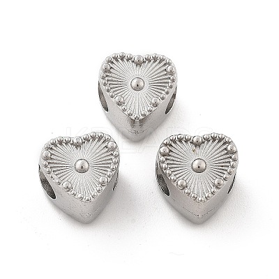 304 Stainless Steel European Beads STAS-M112-03P-05-1