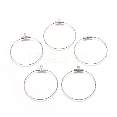 Tarnish Resistant 304 Stainless Steel Wire Pendants STAS-M274-020F-1
