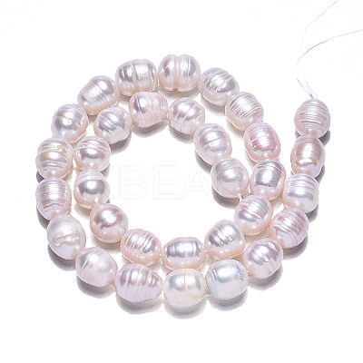 Natural Cultured Freshwater Pearl Beads Strands X-PEAR-N012-09B-1