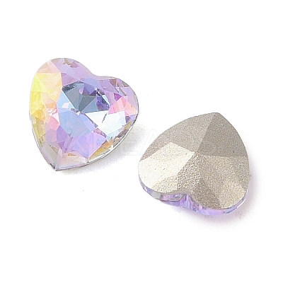 Glass Rhinestone Cabochons RGLA-L029-08B-VLLA-1
