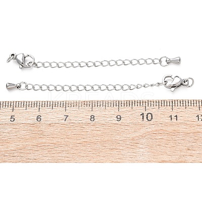 304 Stainless Steel Curb Chain Extender STAS-G383-06P-1