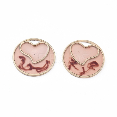 Epoxy Resin Pendants RESI-X0001-09-1