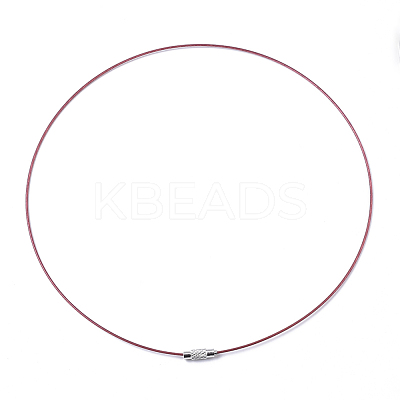 Stainless Steel Wire Necklace Cord DIY Jewelry Making TWIR-R003-09-1