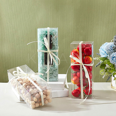 Transparent Plastic PET Box Gift Packaging CON-BC0001-36A-1