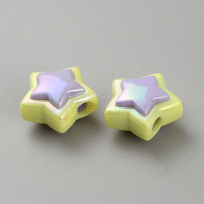 Opaque Acrylic Beads SACR-CJC0009-B01-02-1