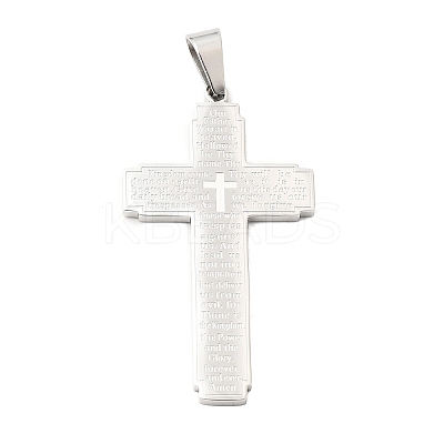 304 Stainless Steel Pendants STAS-P441-04P-1
