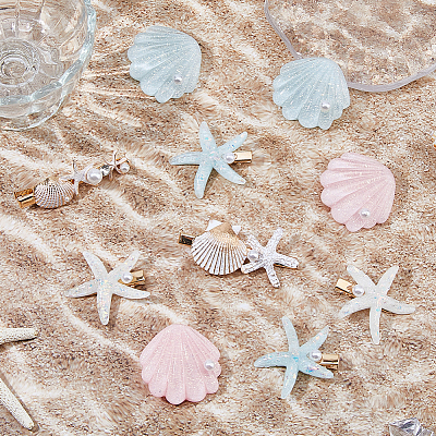 Iron & Alloy Alligator Hair Clips PHAR-HS0001-01-1