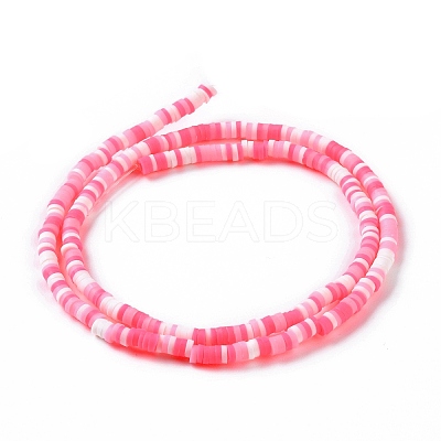 Handmade Polymer Clay Beads Strands CLAY-R089-3mm-006-1
