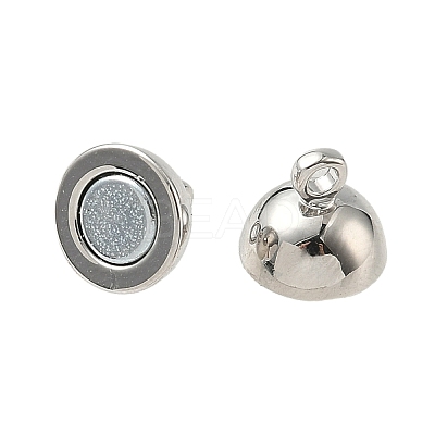 Round Brass Magnetic Clasps KK-B160-38P-1