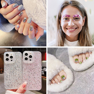 10 Boxs 10 Colors Nail Art Flash Powder and Sequins MRMJ-TA0001-30-1