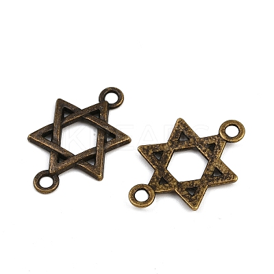 Tibetan Style Alloy Connector Charms TIBE-B003-20AB-1