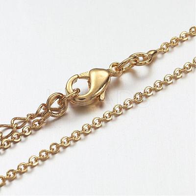 Brass Chain Necklaces MAK-F013-06G-1