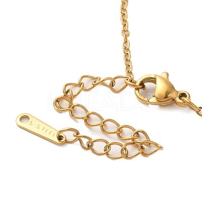 Golden 202 Stainless Steel Constellation Pendants Necklaces NJEW-K380-02G-07-1