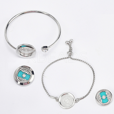 1Pc Stainless Steel Open Cuff Bangles BJEW-SC0001-55D-1