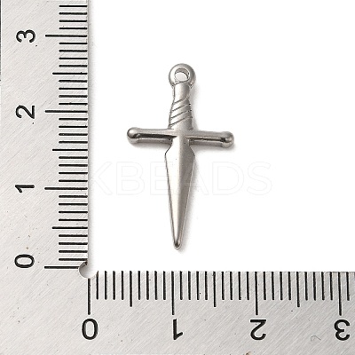 Non-Tarnish 304 Stainless Steel Pendants STAS-R223-05B-1