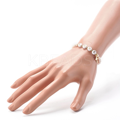 Glass Beads Stretch Bracelets BJEW-JB06577-04-1