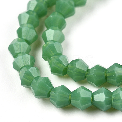 Opaque Solid Color Imitation Jade Glass Beads Strands LS-EGLA-A039-P2mm-D08-1