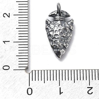 925 Sterling Silver Pendants with Jump Rings STER-R001-03S-03-1