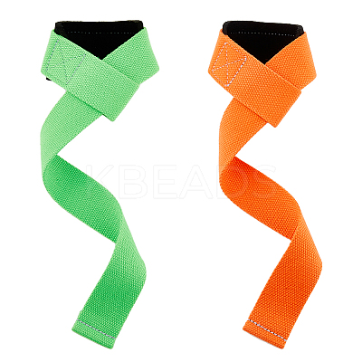 2 Pairs 2 Colors Barbell Dumbbell Wrist Strap AJEW-HY0001-50-1