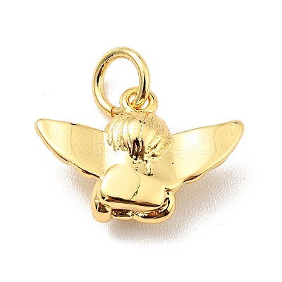 Rack Plating Brass Pendants KK-E015-23G-1