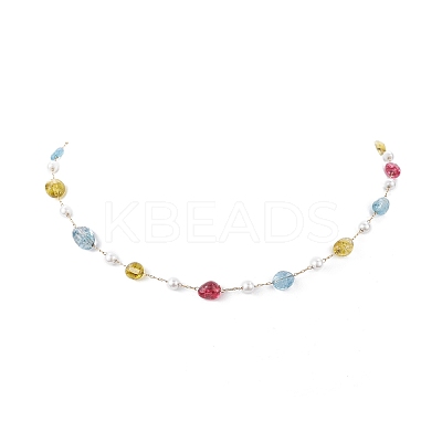 Ion Plating(IP) 316 Surgical Stainless Steel Paperclip Chains Necklaces NJEW-JN04284-1