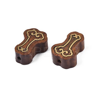 Natural Wood Beads WOOD-N013-004-1