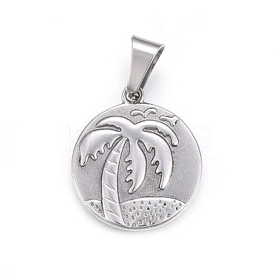 Non-Tarnish 304 Stainless Steel Pendants LS-STAS-P211-22P-1