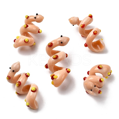 Handmade Lampwork Enamel Beads LAMP-K039-35J-1