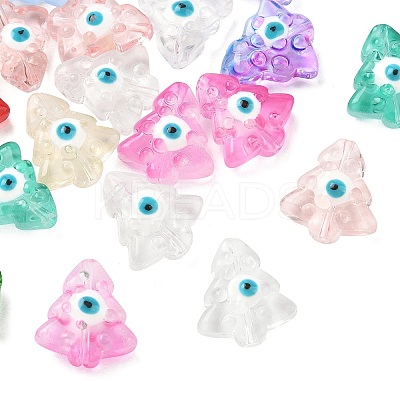 Handmade Evil Eye Lampwork Beads LA-CBAAB97-01B-1