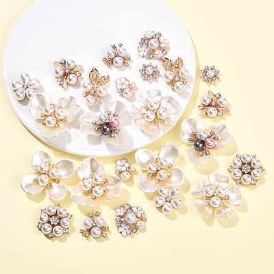 24Pcs 12 Styles Alloy Decorate Use for DIY the Bag or Hair Accessories FIND-YW0009-59-1