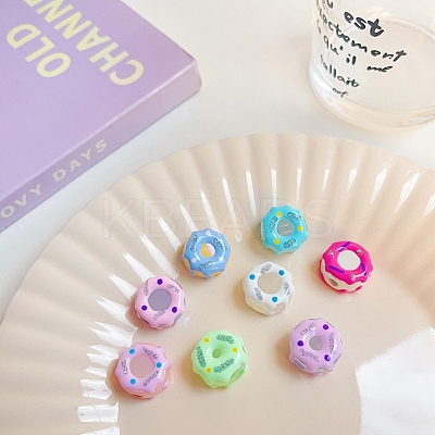Enamel Acrylic Beads MACR-K341-07-1