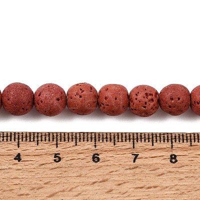 Dyed Synthetic Lava Rock Beads Strands GG-CBAAE19-06B-07-1