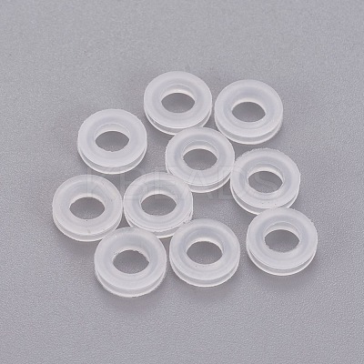 Comfort Plastic Pads for French Clip Earrings KY-E008-01-1