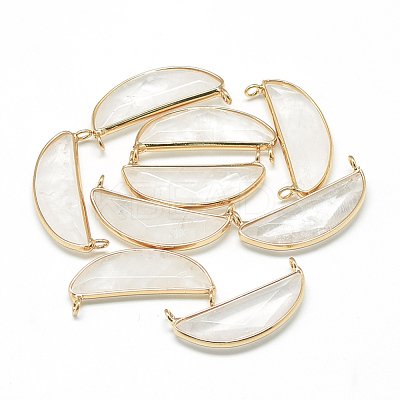 Natural Quartz Crystal Pendants G-Q969-04G-1