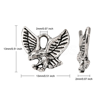Tibetan Style Alloy Pendants TIBEP-20305-AS-NR-1
