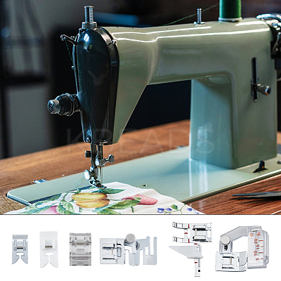 6Pcs 6 Styles Alloy Domestic Sewing Machine Presser Foot FIND-HY0003-13-1