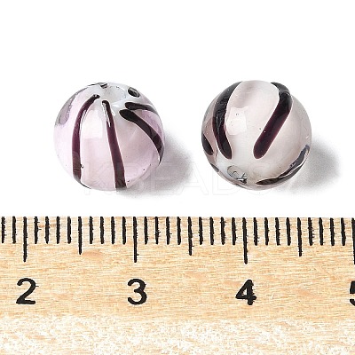 Handmade Transparent Lampwork Beads BLOW-D300-08D-1