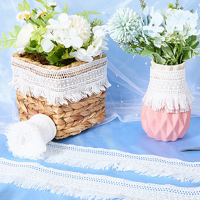 5Yards Polyester Embroidery Ribbon OCOR-GF0004-64A-1