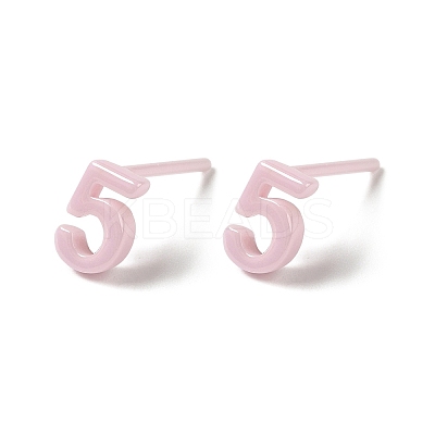 Hypoallergenic Bioceramics Zirconia Ceramic Stud Earrings EJEW-C065-03F-1