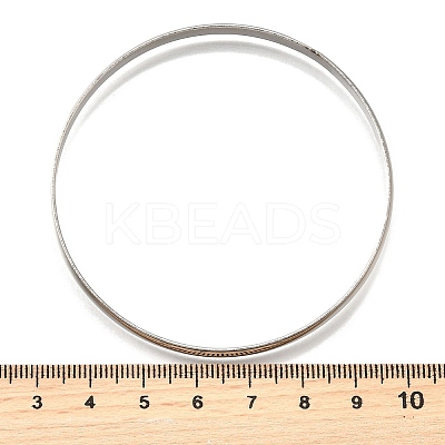 304 Stainless Steel Plain Bangles for Women LS-BJEW-V004-02A-P-1