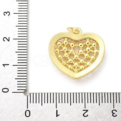 Brass Micro Pave Cubic Zirconia Pendants KK-S511-29G-02-1